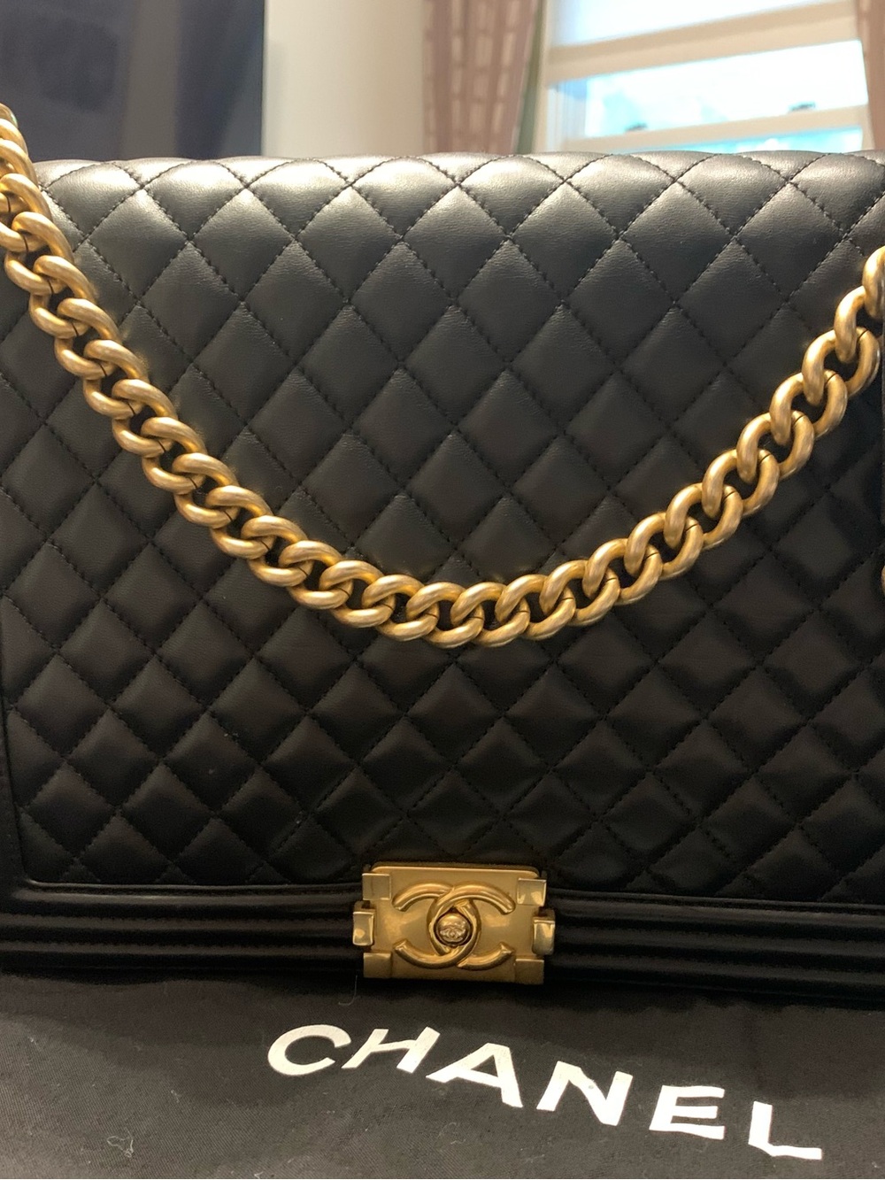 Chanel Boy bag size medium in like new condition